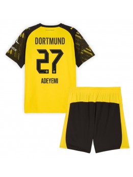 Borussia Dortmund Karim Adeyemi #27 Dječji Domaci Dres kompleti 2025-26 Kratak Rukavima (+ kratke hlače)